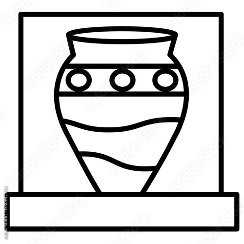 vase museum icon