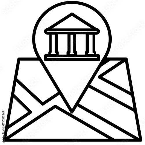 location maps museum icon