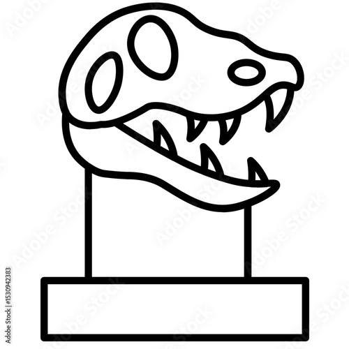 fossil museum icon