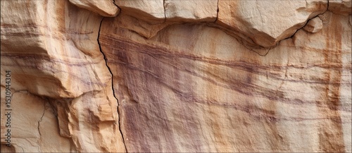 Intriguing patterns on desert rock formations