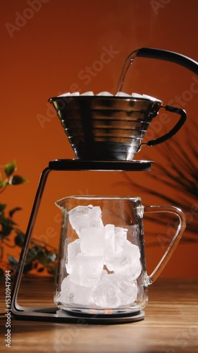 Iced coffee - Pour over brewing 