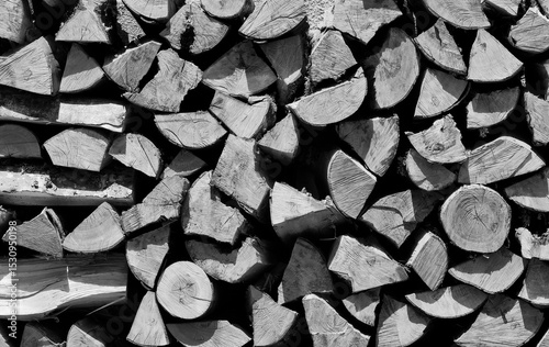 Stacked for Warmth. Monochrome Hues.