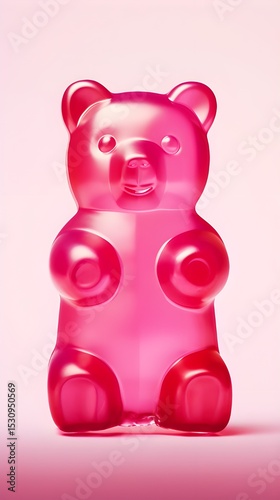 Pink gummy bear