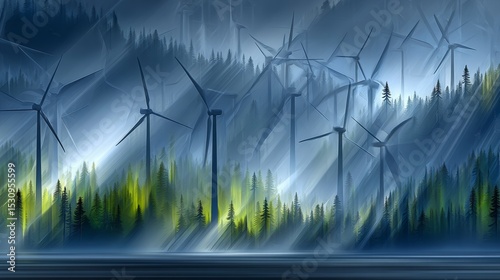 The Miramar energy forests represent a dynamic ecosystem that runs on sustainable energy