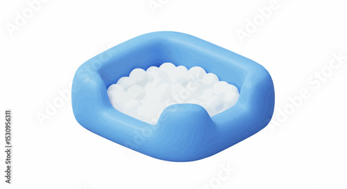 Blue baby ball pit.