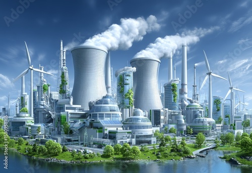 Renewable resources and sustainable nuclear power are the focus of the Green Energy Power Plant