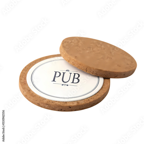 Cork Coasters with Custom Design: Elegant & Functional