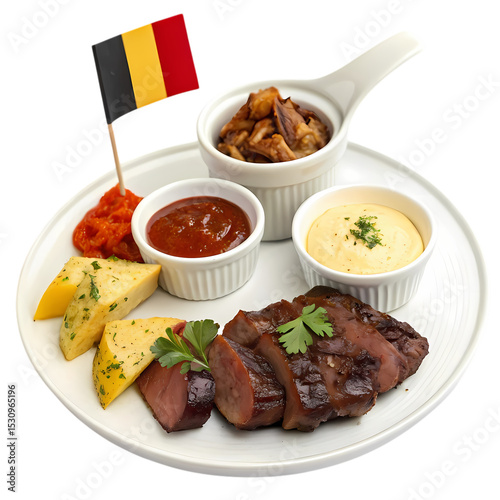 Belgian Cuisine: Delicious Steak with Traditional Sides