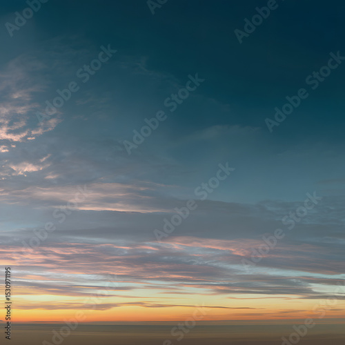 Fototapeta Naklejka Na Ścianę i Meble -  A beautiful blue sky with a few clouds