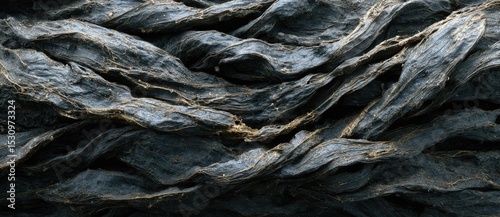 Textured fibers form a fascinating pattern