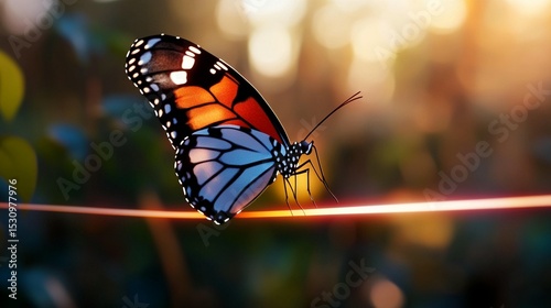 Sunset Butterfly: Wings of Nature