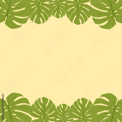 background with decorative plant motif summer holiday. abstract background. plant background. wedding decoration. event background set. nature template.