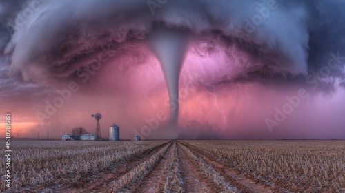 The dramatic landscape of a massive storm serves as a testament to the power of nature and the increasing regularity of extreme weather occurrences