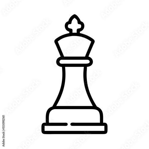 king chess piece