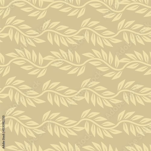 textile design with cute silhouette foliage pattern image

