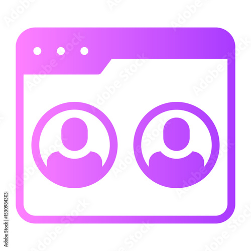 customers gradient icon