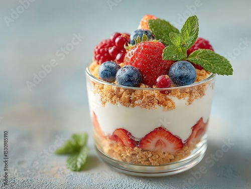Delicious Berry Yogurt Parfait photo