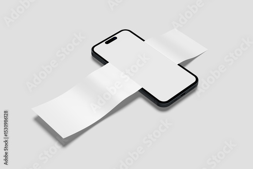 Blank carousel mock-up 