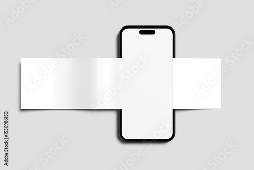Blank carousel mock-up 