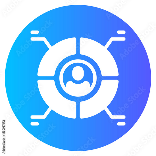 chart gradient icon