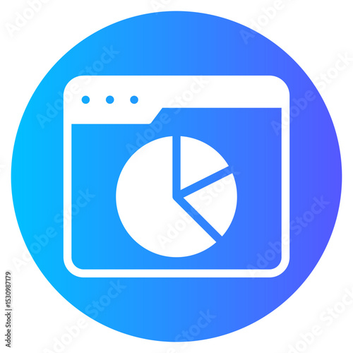 analytics gradient icon