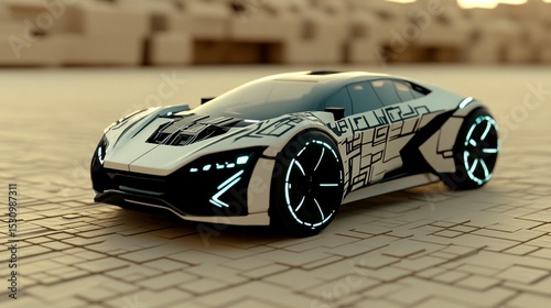 Futuristic Sports Car Design