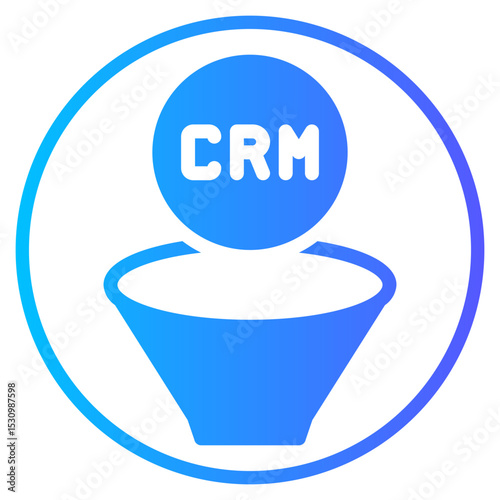 funnel gradient icon