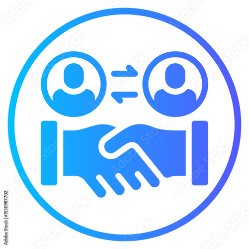 relationship gradient icon