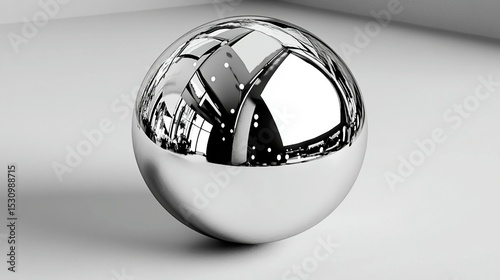 Chrome Sphere Reflection
