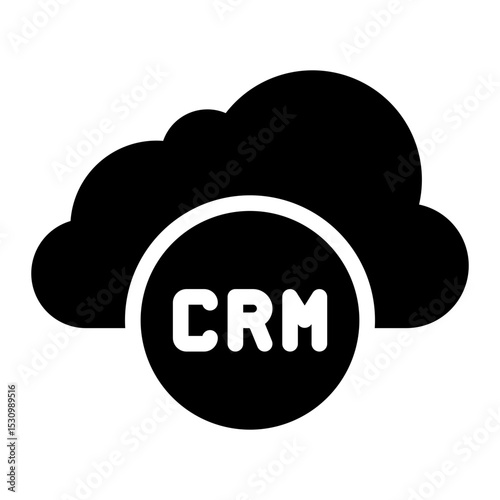 cloud glyph icon