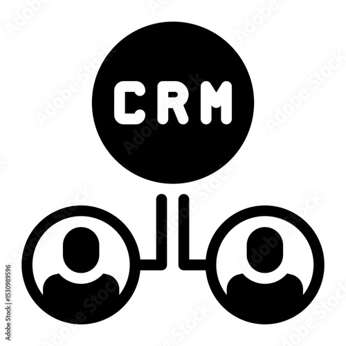 customer glyph icon