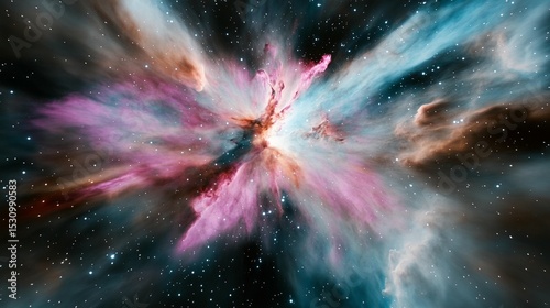 Cosmic Nebula: Stellar Winds & Dust