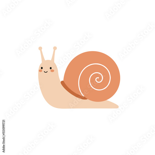Cartoon snail illustration