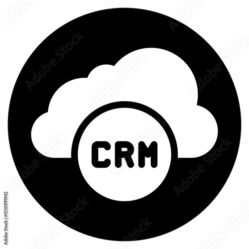 cloud glyph icon