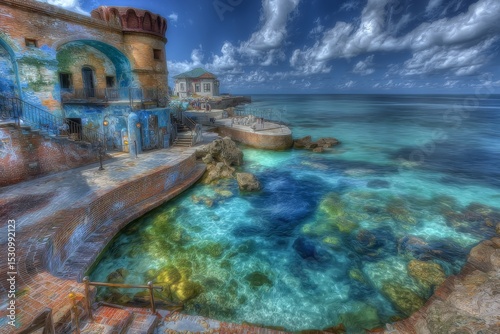 Fort Jefferson, an old Atlantic Ocean fortress, is now a protected area and part of Dry Tortugas National Park, which is located in the state of Florida, USA