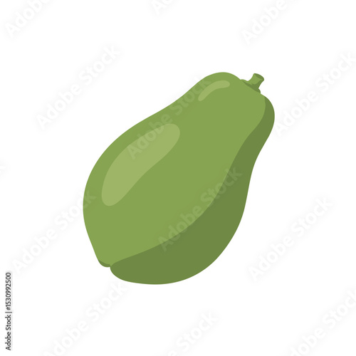Green papaya graphic