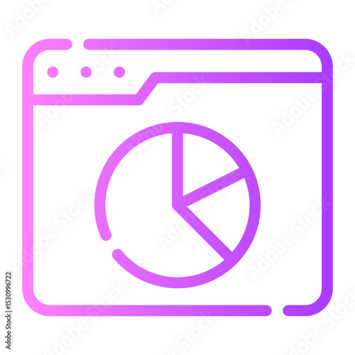 analytics gradient icon