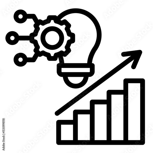 Business Intelligence  Icon	