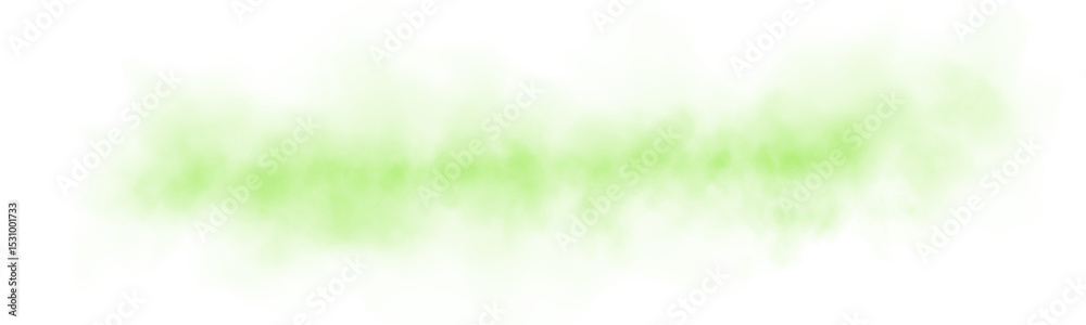 Obraz premium Delicate green haze resembling magical dust, gently dispersed in the air.