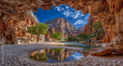 The Bungle Bungles are located in Cathedral Gorge, Purnululu National Park, Western Australia