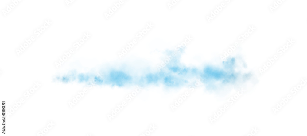 Obraz premium Delicate blue haze resembling magical dust, gently dispersed in the air.