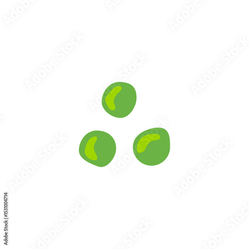 Lentils icon logo flat vector design