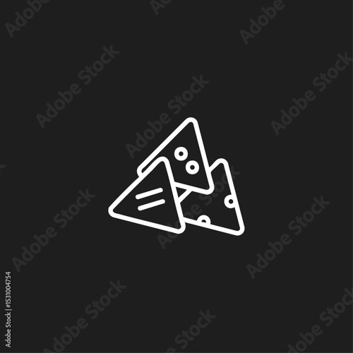 Cheese icon logo flat vector design