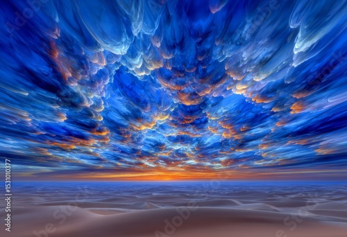 Across Samalayuca Dunes in Ciudad Juarez, Mexico, sunset generates lengthy shadows in an aerial view of the desert sand