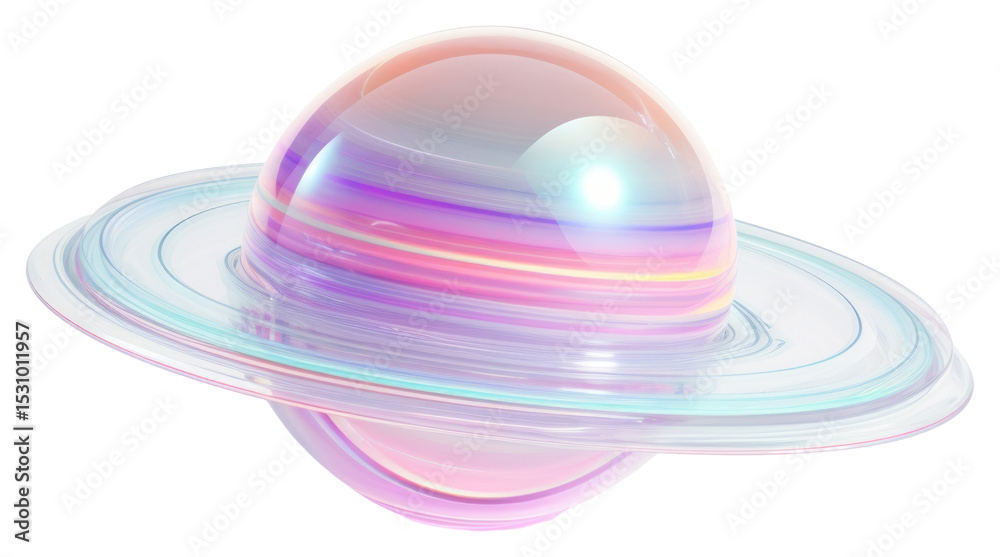 Obraz premium PNG Saturn sphere space astronomy.