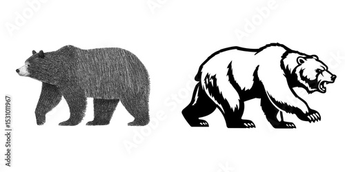 Butchery's poster features a bear silhouette in a vintage logo style with a retro print