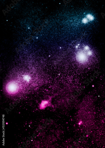 galaxy in a free space.