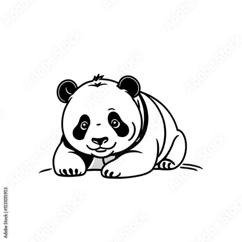 くつろぐパンダ｜Relaxing Panda