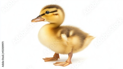 Cute duckling profile