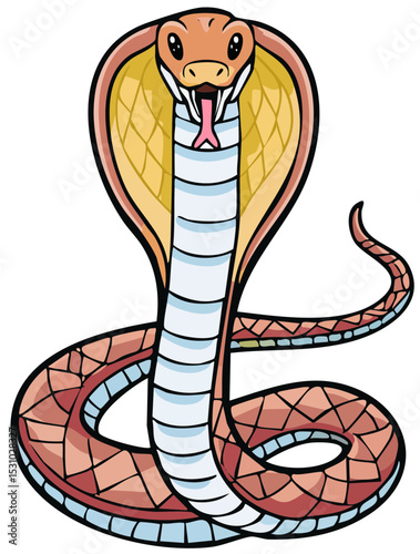 Cartoon Cobra Illustration